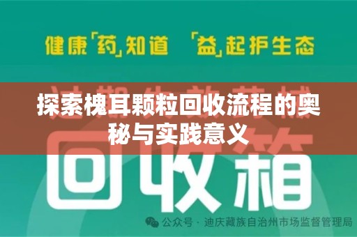 济南探索槐耳颗粒回收流程的奥秘与实践意义